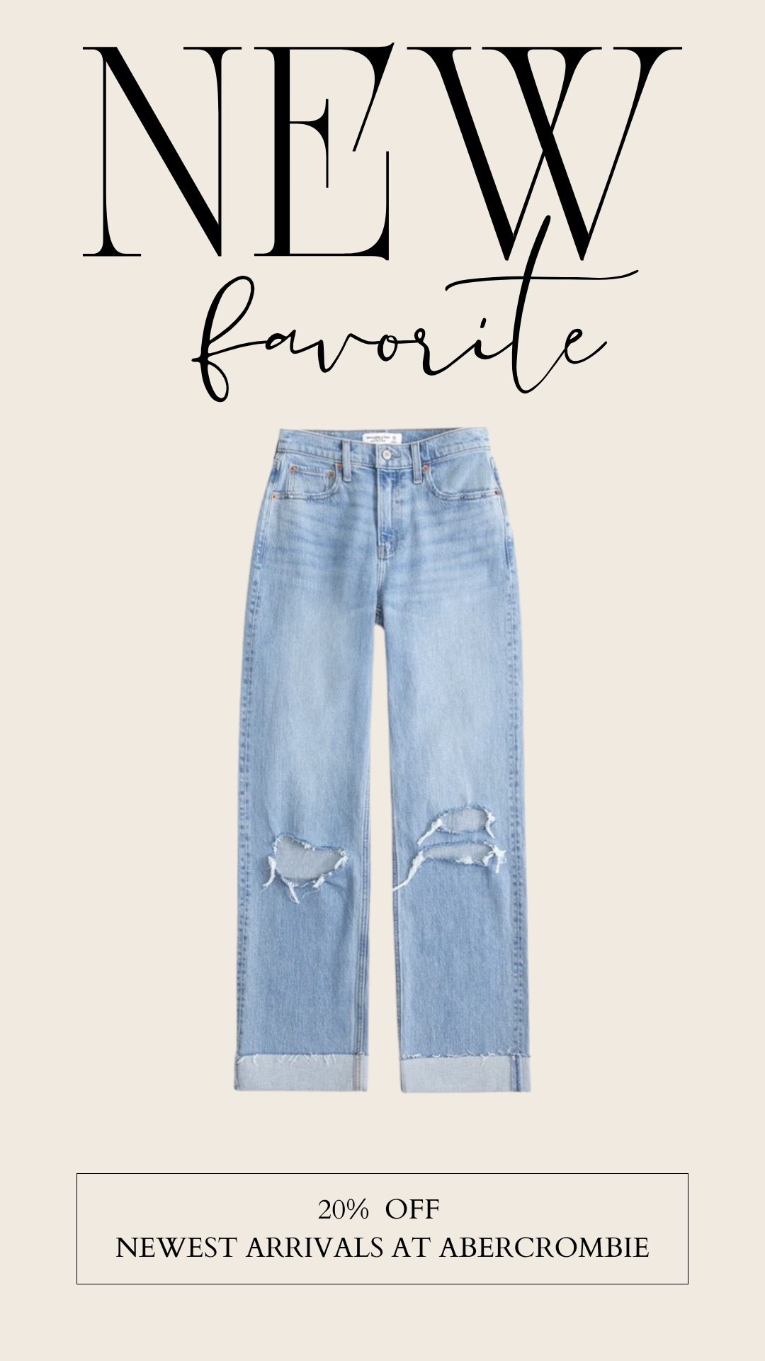 The AF High Rise 90’s Relaxed style now has a new cuffed hem version! Currently 20% OFF 

#LTKFindsUnder50 #LTKSaleAlert