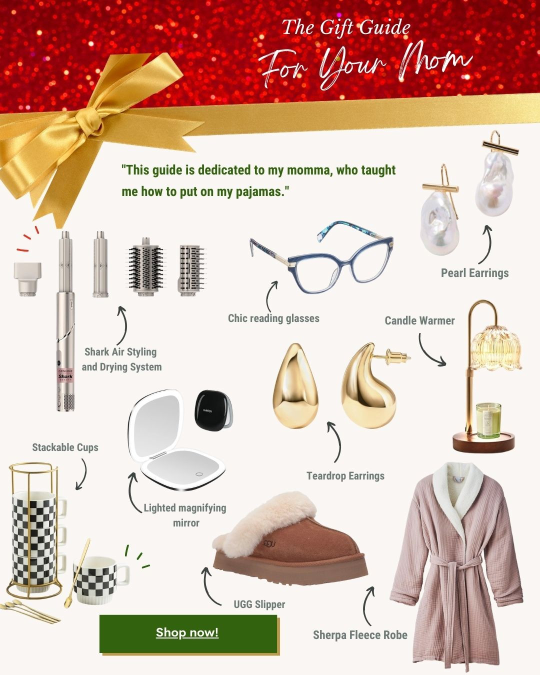 Gift ideas for your mom 

 #LTKGiftGuide #LTKHoliday #LTKSeasonal