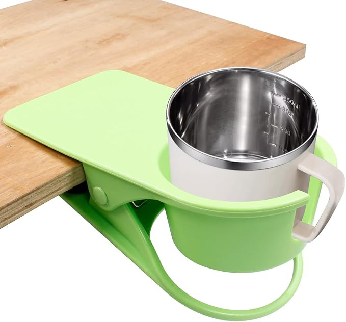 Drinking Cup Holder Clip, Desk Drink Holder Clip Adirondack Chair Cup Holder with Clip Cup Clip H... | Amazon (US)