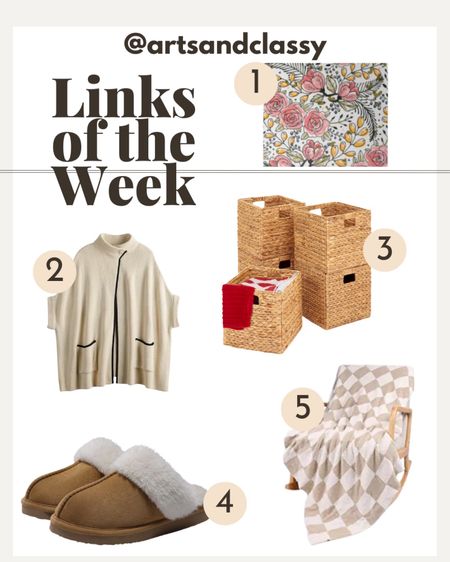 Here’s a roundup of this weeks best sellers and most loved finds! From cozy finds like a throw blanket and slippers to winter fashion, storage and the cutest wallpaper you ever did see.

#LTKhome #LTKsalealert #LTKstyletip