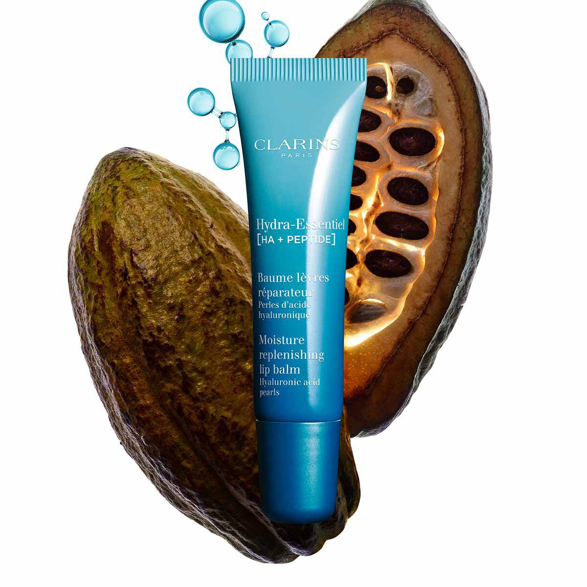 Clarins Hydra-Essentiel [HA + PEPTIDE] Moisture Replenishing Lip Balm 0.5 Oz. | Clarins USA