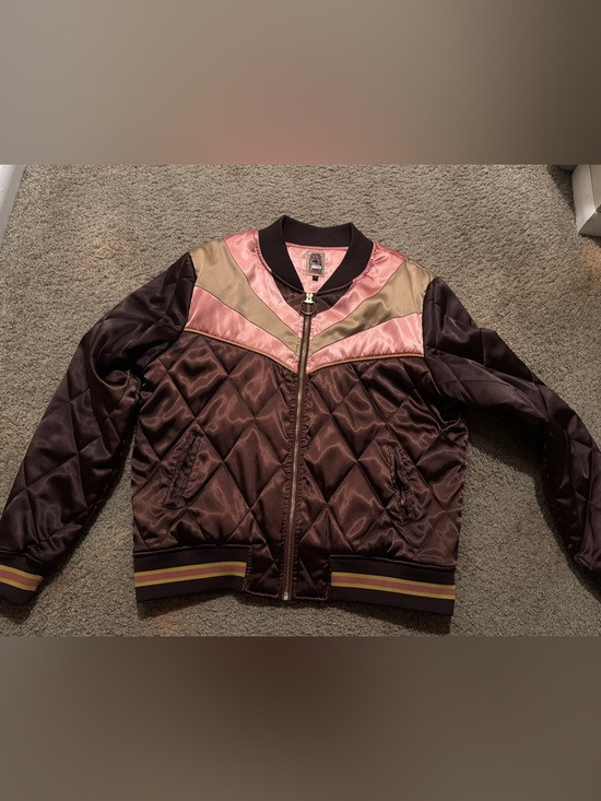 Classic Rock Couture Satin bomber jacket | Poshmark