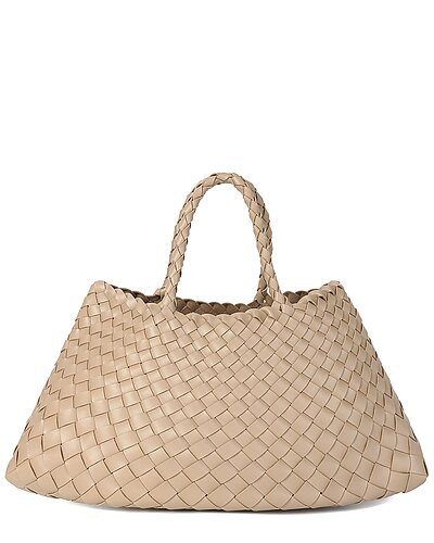 Woven Leather Tote | Gilt & Gilt City