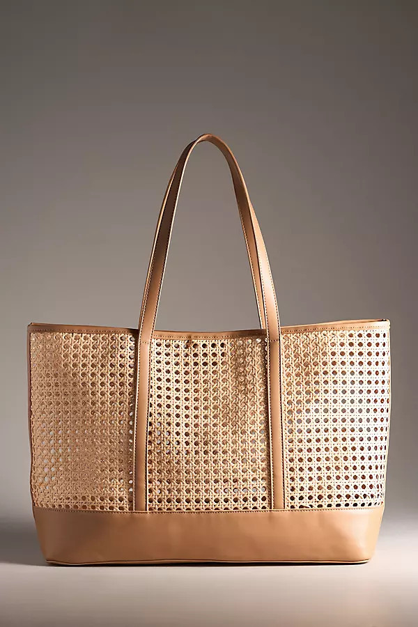 Soleil Rattan Tote | Anthropologie (US)