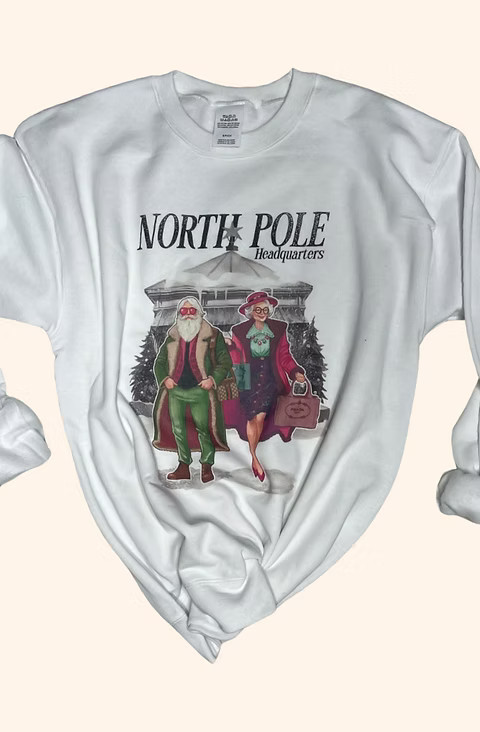 North Pole HQ Sweatshirt | Sassy Queen