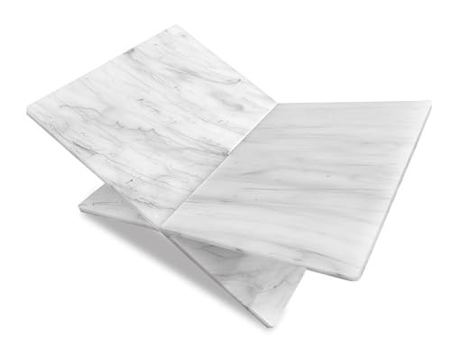 Hopysgiien Acrylic Book Stand - Open Book Display Stand for Reading, Bible, Cookbook, Magazines, Textbooks, Recipe Holder (Marble Pattern) | Amazon (US)