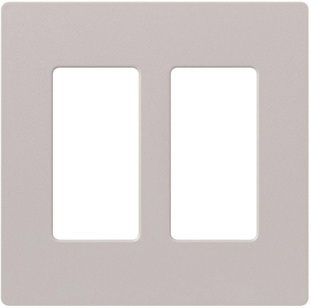 Lutron Claro 2 Gang Decorator/Rocker Wallplate, Satin, Taupe (1-Pack) | SC-2-TP | Amazon (US)