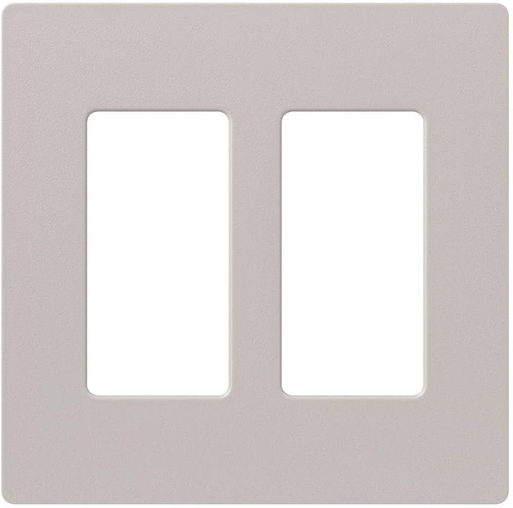 Lutron Claro 2 Gang Decorator/Rocker Wallplate, Satin, Taupe (1-Pack) | SC-2-TP | Amazon (US)