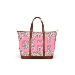 St. Charles Zippered Yacht Tote - Monogram Stripe | Barrington Gifts