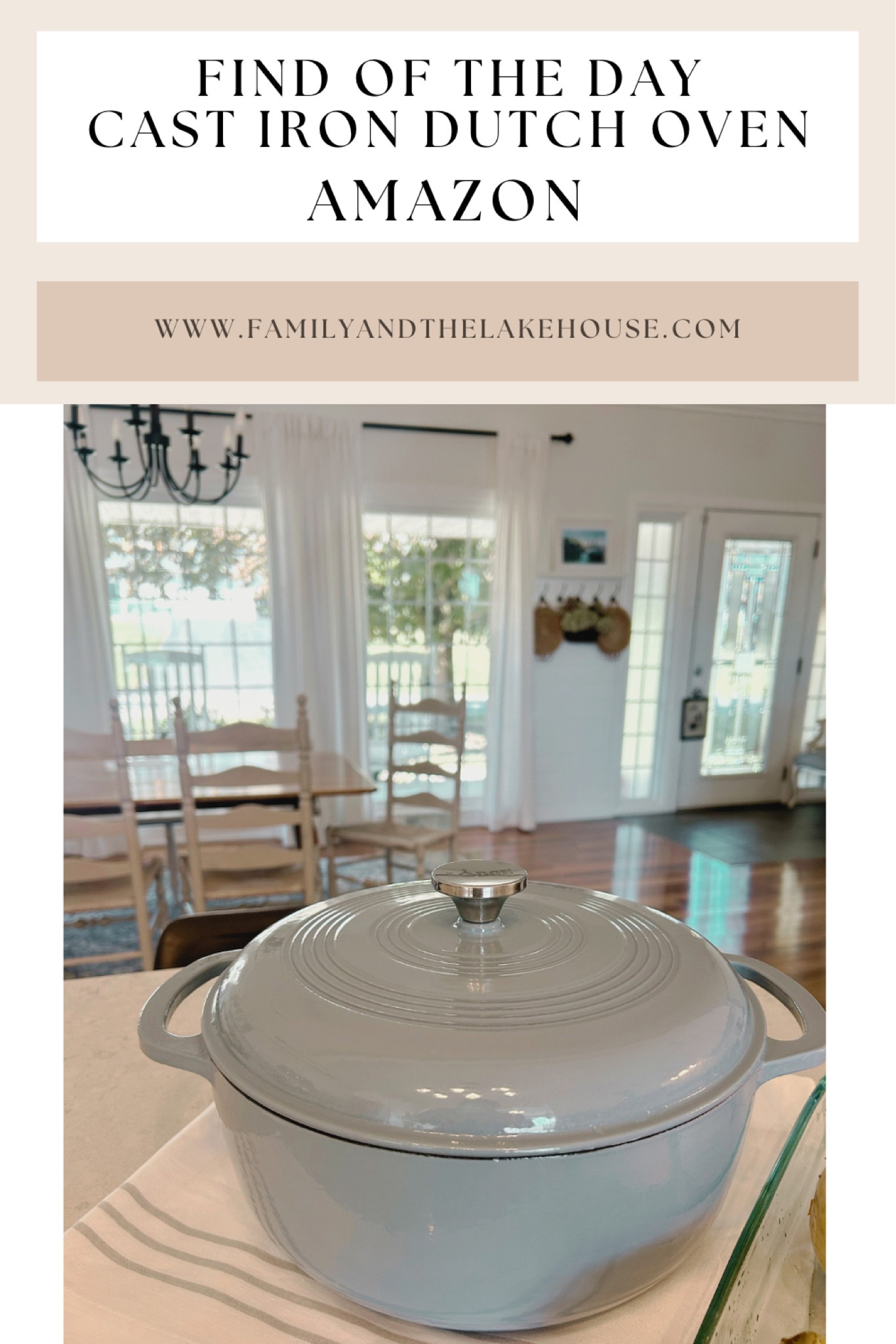 Find of the day!  Cast Iron Dutch Oven.  Perfect for breads, soups and so much more! 

#LTKSeasonal #LTKHome #LTKHoliday