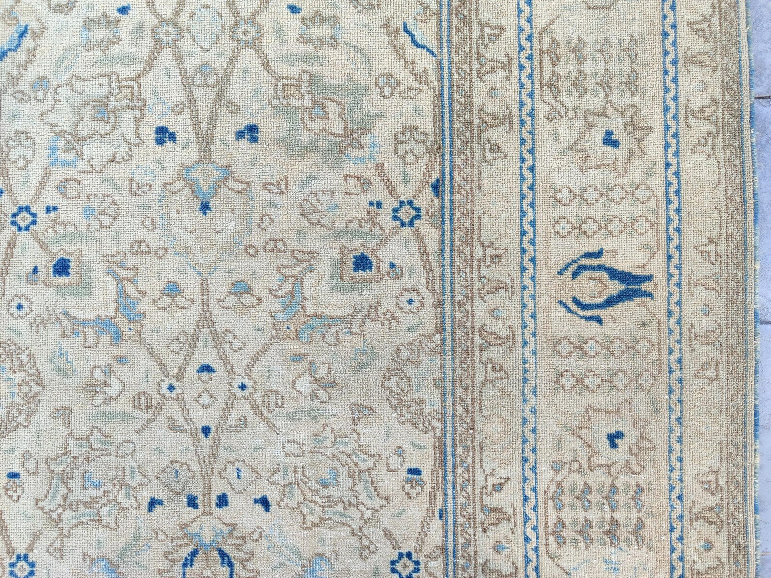 8x11 Persian rug Oversize, Heriz area rug 8x11, Mahal rug antique 8x11, Living room rug 8x11 neut... | Etsy (US)