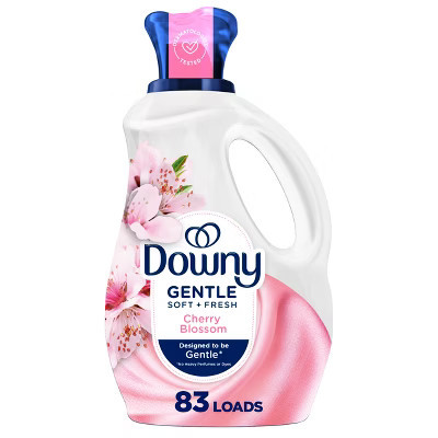 Downy Gentle Fabric Softener Cherry Blossom Scented -56oz: Aluminum-Free, Paraben-Free, Spill-Resistant Lid, High Efficiency | Target