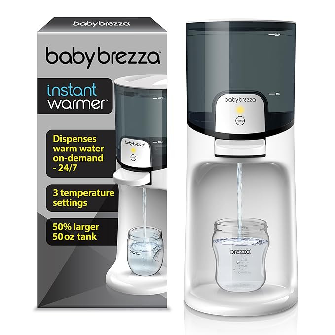 Baby Brezza Instant Baby Bottle Warmer - Fast Water Warmer Instantly Dispenses 24/7 in 3 Temperat... | Amazon (US)