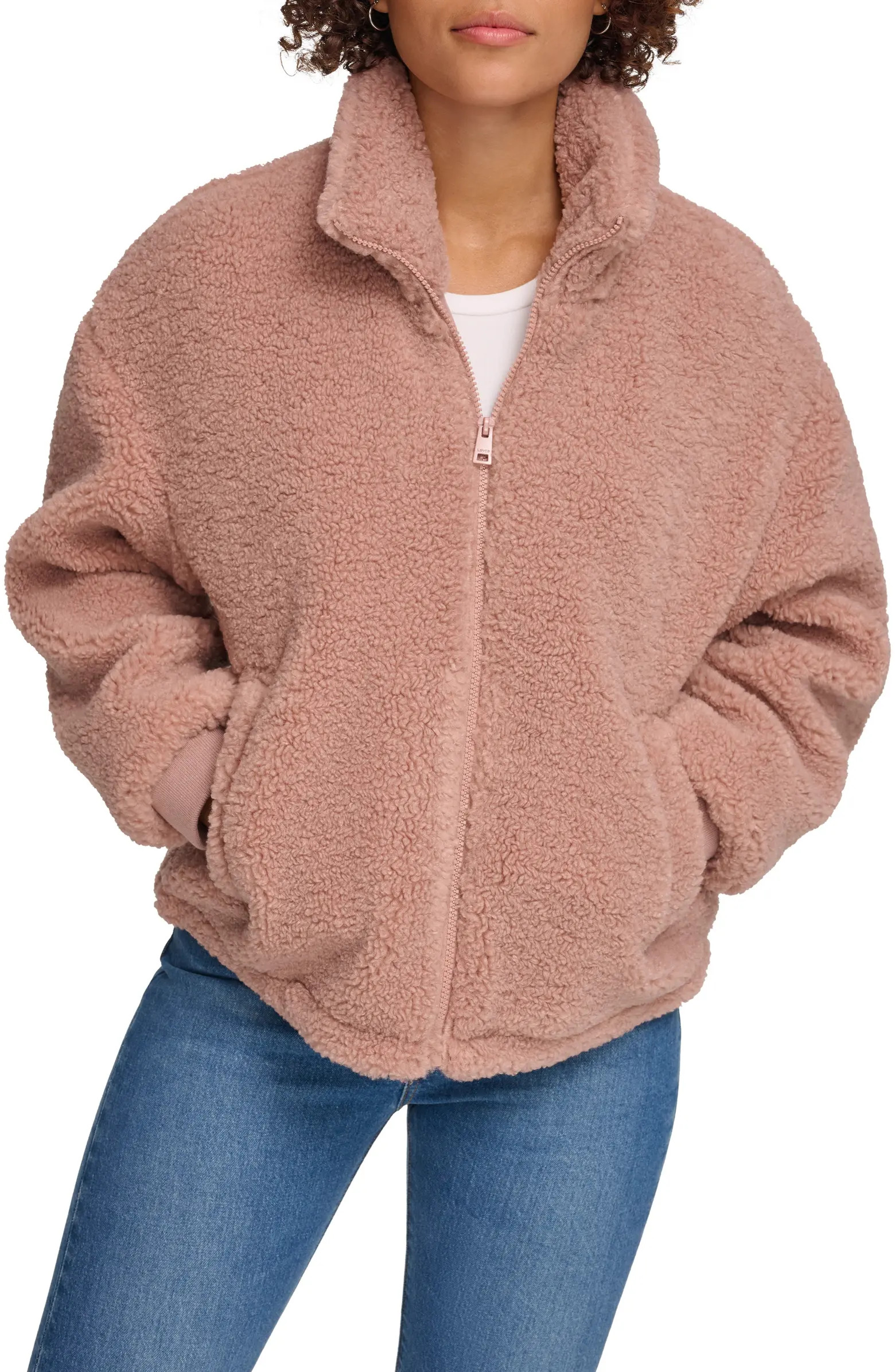 Zip Front Teddy Jacket | Nordstrom