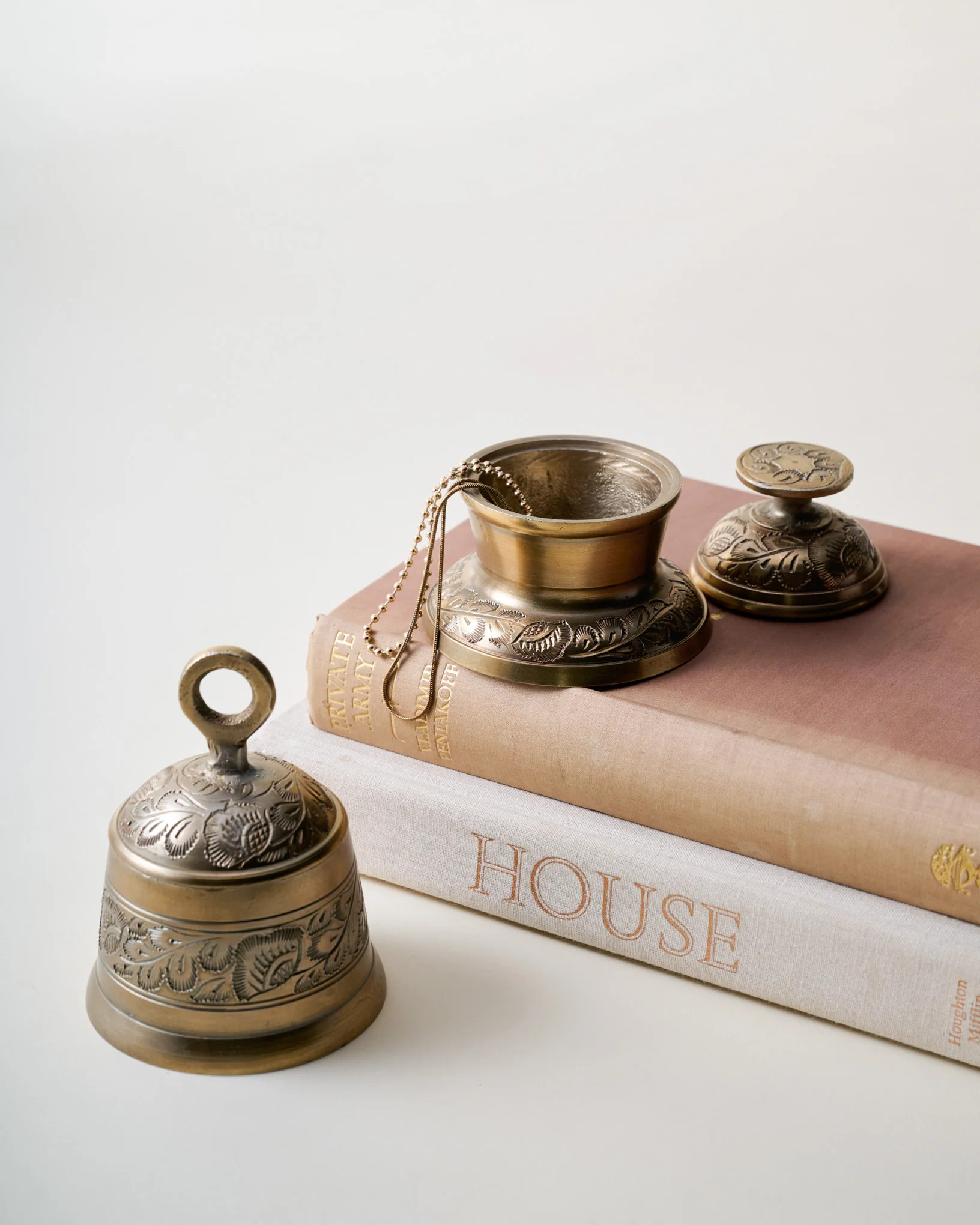 Brass Bell Trinket Box | Magnolia