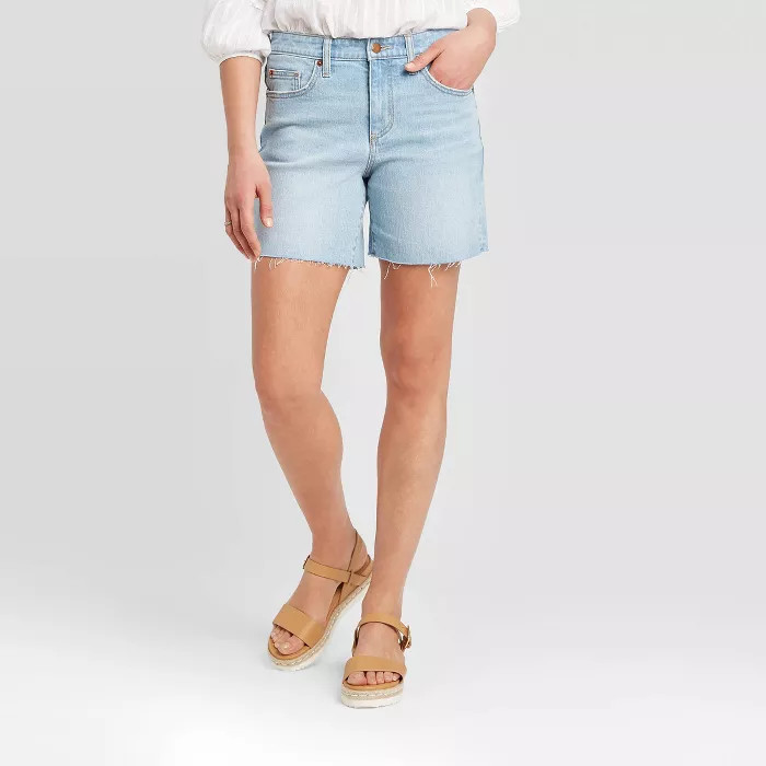 Women's Mid-Rise Boyfriend Jean Shorts - Universal Thread™ | Target