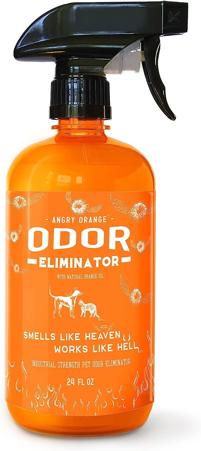 ANGRY ORANGE Pet Odor Eliminator for Strong Odor - Citrus Deodorizer for Dog or Cat Urine Smells ... | Amazon (US)