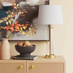 Tapered Fillable Table Lamp with USB (Includes LED Light Bulb) - Threshold™ | Target