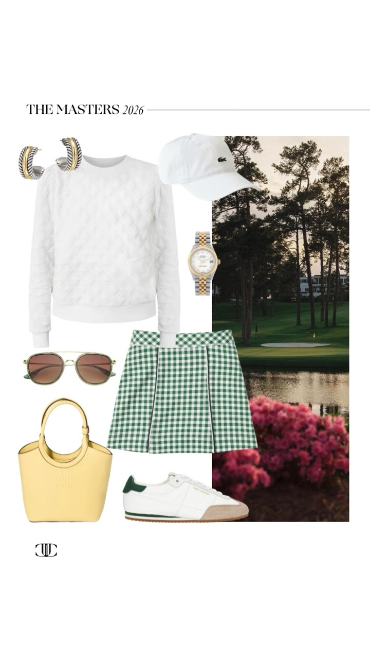 Masters 2026 Style 🌿🏌️‍♀️

Timeless, polished, and perfectly suited for a day at Augusta. This edit is all about breezy spring dresses, tailored linen sets, chic (walkable) shoes, and classic accessories that strike that effortless Southern balance.

From early tee times to clubhouse brunch, these looks are designed to keep you comfortable, refined, and ready for a full day on the course. Save this for tournament outfit inspo and tap to shop each look. ⛳✨

#LTKStyle #MastersStyle #GolfTournamentStyle #SpringOutfits #PreppyStyle #SouthernStyle #EventStyle #LTKFinds 

 

#LTKdayinmylife #LTKootd #LTKOver40