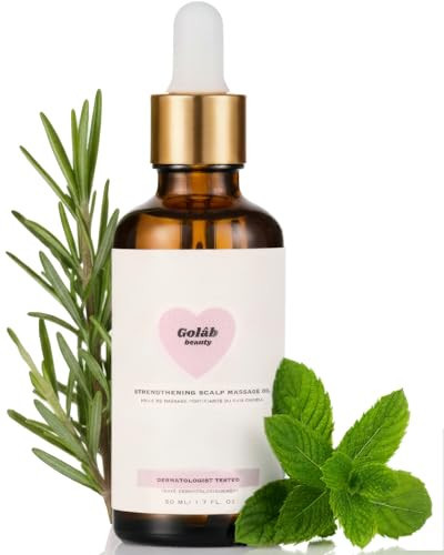 Golab Beauty Hair Oil Rosemary Scalp Treatment, Organic, Vegan, Growth And Repair For Split Ends & Dry Scalp Treatment, Strengthening, Soothing, Moisturizing & Encouraging Longer Hair 1.7 Fl Oz | Amazon (US)