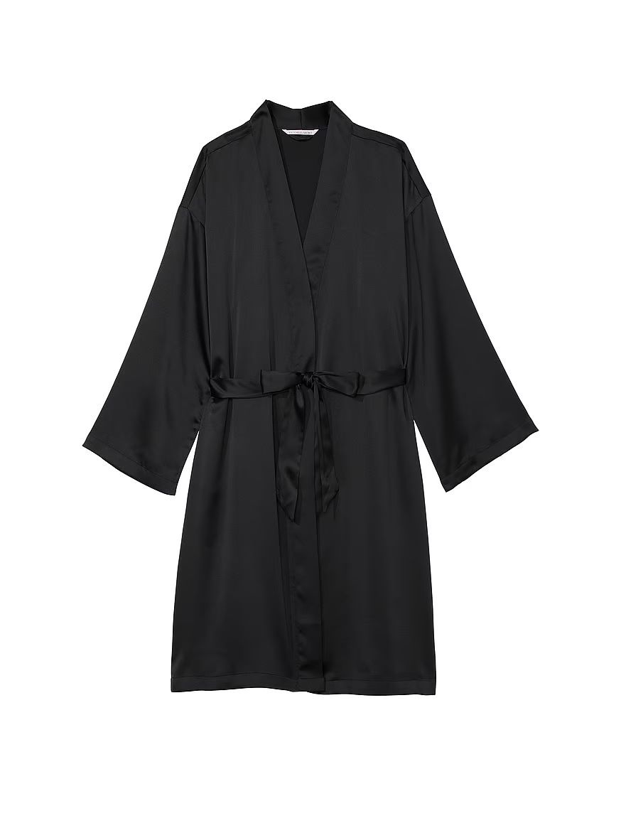 Buy Satin Midi Robe - Order Robes online 5000009893 - Victoria's Secret US | Victoria's Secret (US / CA )