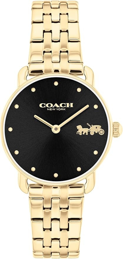 Coach Elliot Women's Watch - 2H Quartz Watch with Link Bracelet - Water Resistant 3 ATM/30 Meters... | Amazon (US)