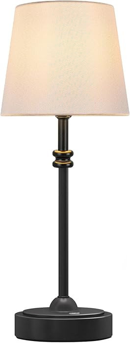 ONEWISH Cordless Lamp-Battery Operated Table lamp, 4000mAh Rechargeable, Stepless Dimmable, Small... | Amazon (US)