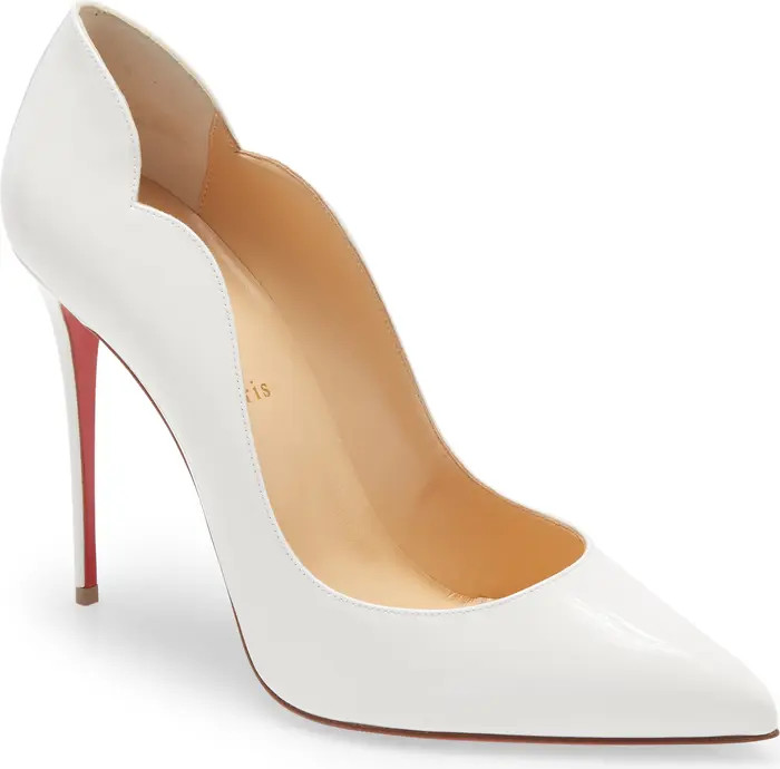 Christian Louboutin Hot Chick Scallop Pointed Toe Pump | Nordstrom | Nordstrom
