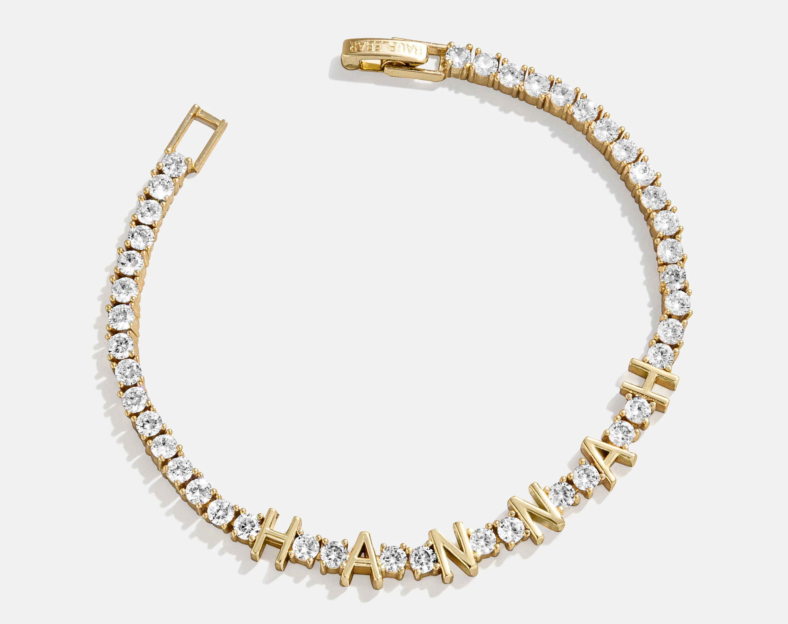 Custom Tennis Bracelet - Gold/Pavé | BaubleBar