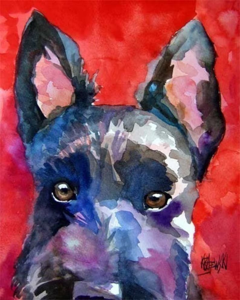 Scottish Terrier Art Print of Original Watercolor Painting - 8x10 Scottie | Etsy (US)