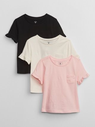 babyGap Ruffle T-Shirt (3-Pack) | Gap Factory