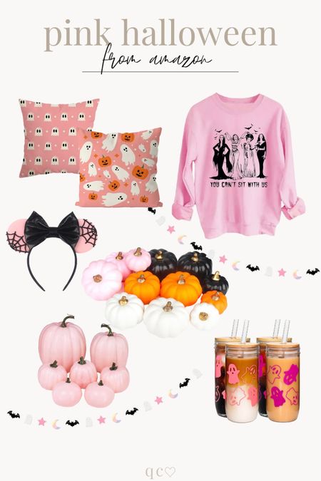 Pink Halloween Finds 💕👻🎃


Amazon finds, sweatshirt, ghost cup

#LTKSeasonal #LTKHalloween #LTKfindsunder50