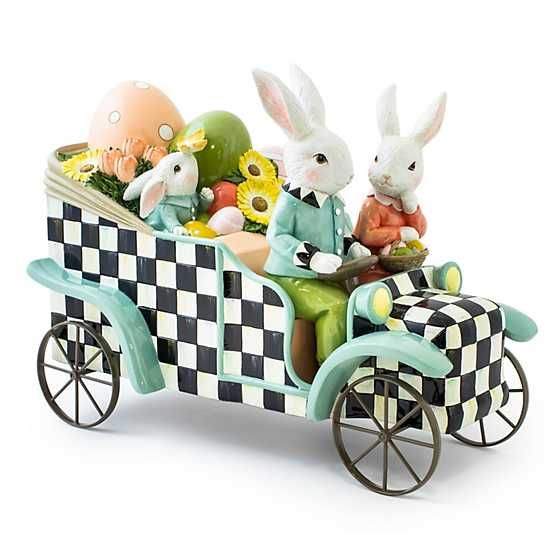 Spring Fling Rabbit Car | MacKenzie-Childs