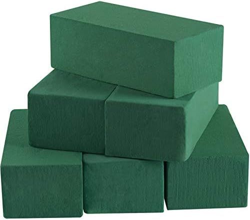 Toopify 6 Pcs Floral Foam, Wet and Dry Floral Foam Blocks Flower Arrangement Kit for Fresh or Sil... | Amazon (US)