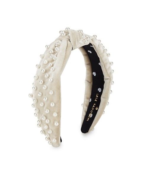 Pearl & Velvet Headband | Saks Fifth Avenue