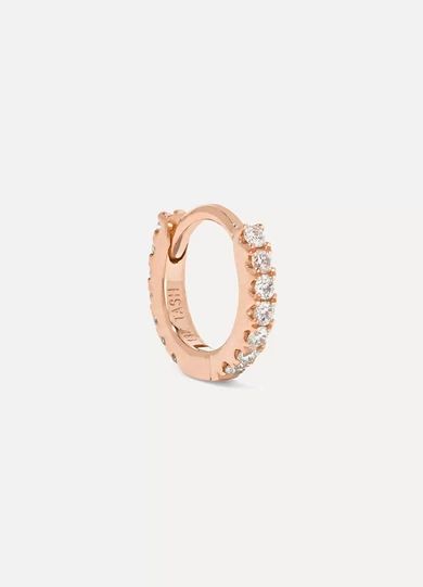 Maria Tash - Mini 18-karat Rose Gold Diamond Earring - one size | NET-A-PORTER (UK & EU)