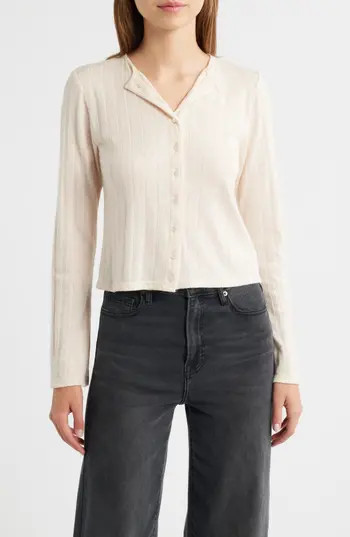 Bella Venice Jackie Cashmere Blend Cardigan in Tan Ivory at Nordstrom Rack, Size X-Large | Nordstrom Rack