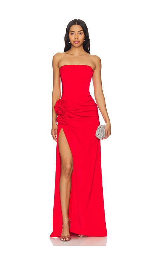 NBD Jake Gown in Red. Size XS | Revolve Clothing (Global)