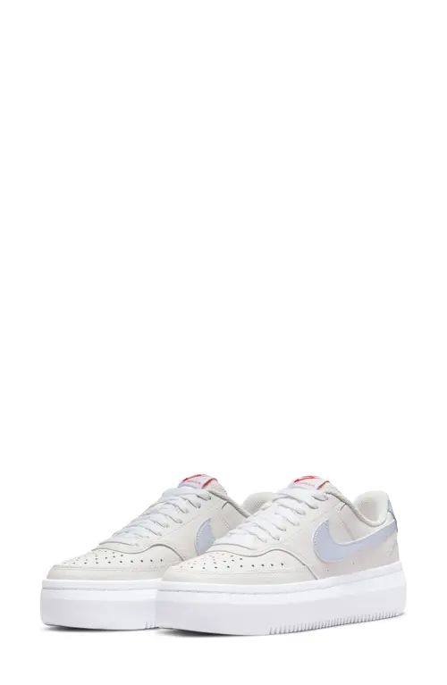 Nike Court Vision Alta Platform Sneaker in Phantom/Grey/Marine/White at Nordstrom, Size 5.5 | Nordstrom