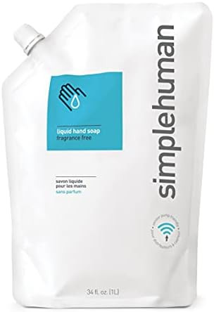 Fragrance Free Moisturizing Liquid Hand Soap Refill Pouch, 34 Fl. Oz | Amazon (US)