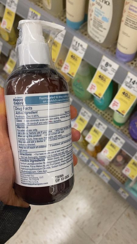 Baby shampoo with zinc pyrithione for dandruff/ cradle cap. Works well as a face wash for seborrheic dermatitis.

#LTKFindsUnder50 #LTKVideo #LTKBeauty