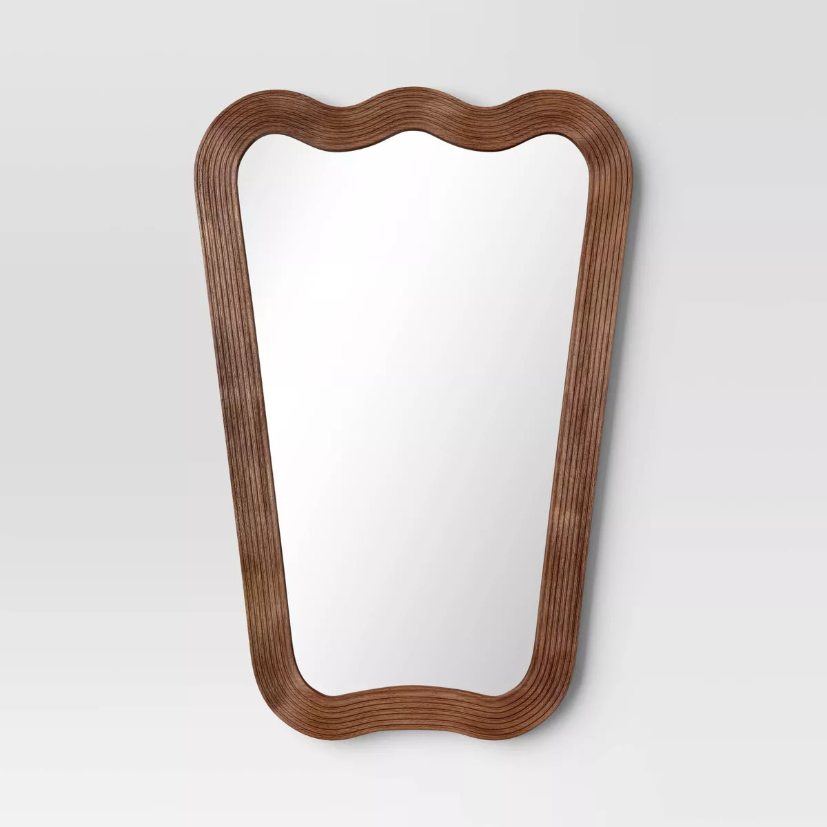22"x30" Ribbed Wood Wall Mirror - Threshold™ | Target