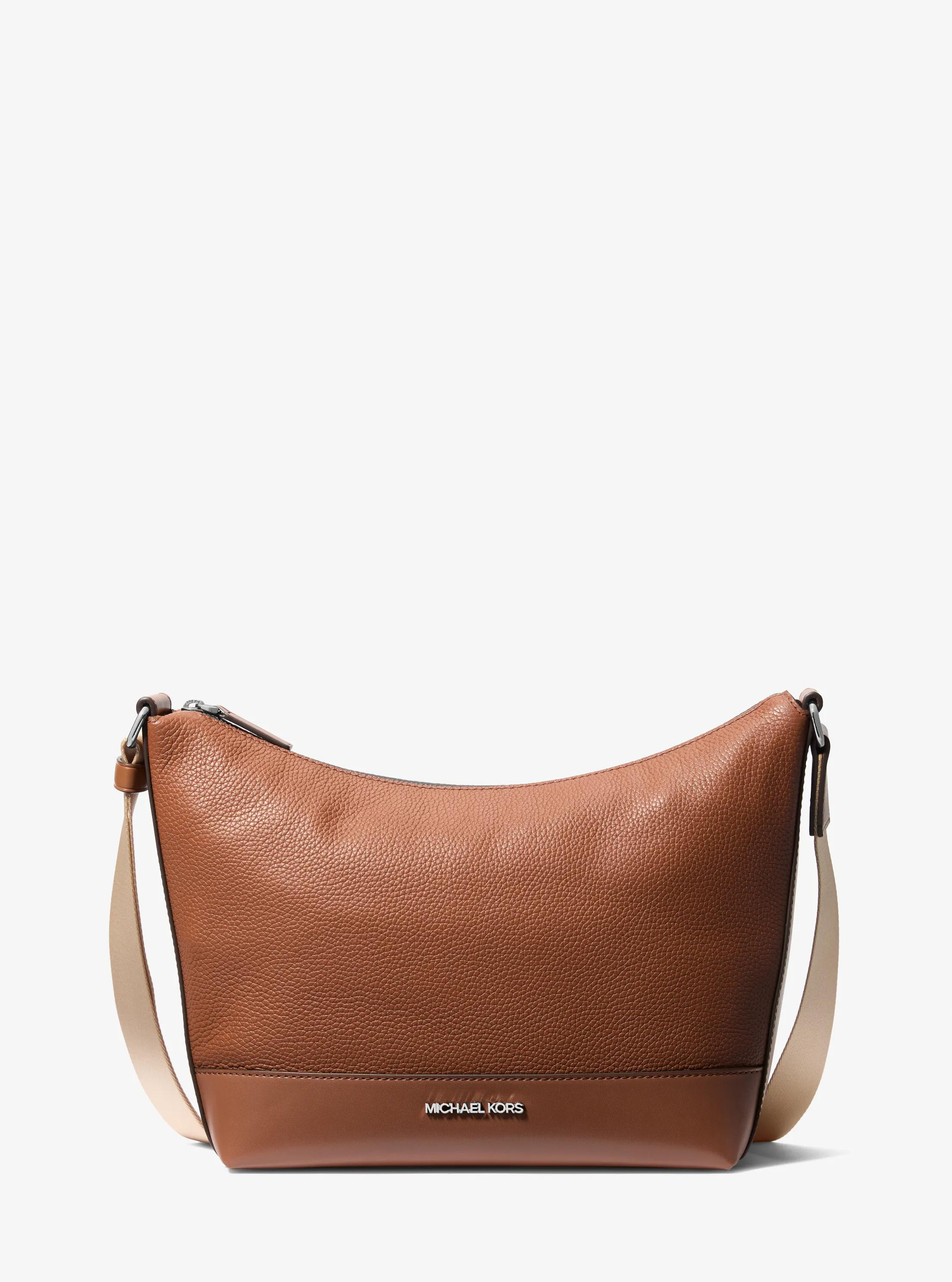 Cooper Pebbled Leather Crescent Bag | Michael Kors US