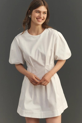 Exquise Tobie Puff-Sleeve Mini Dress | Anthropologie (US)