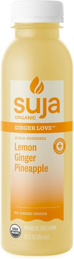 Suja Organic Cold-Pressed Ginger Love, Fruit Juice with No Additives, Excellent Source of Vitamin... | Amazon (US)