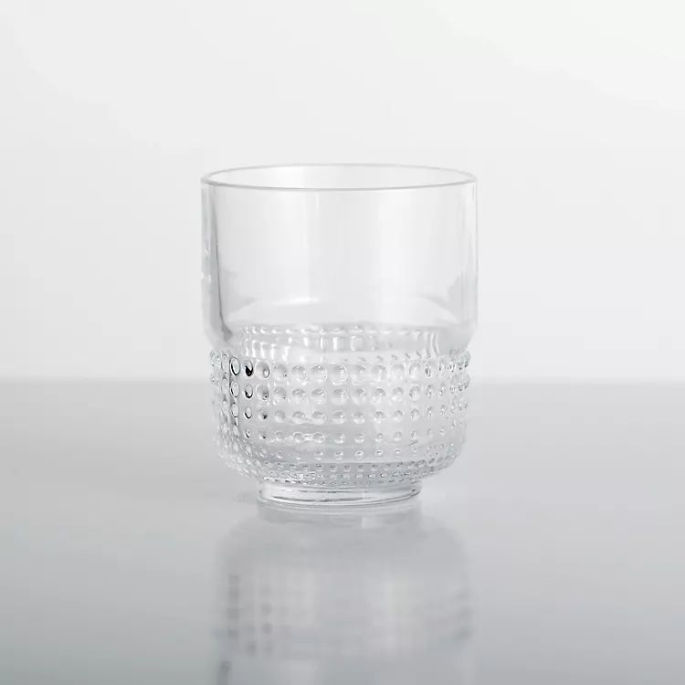 New! Clear Beaded Short Glass | Kirkland's Home