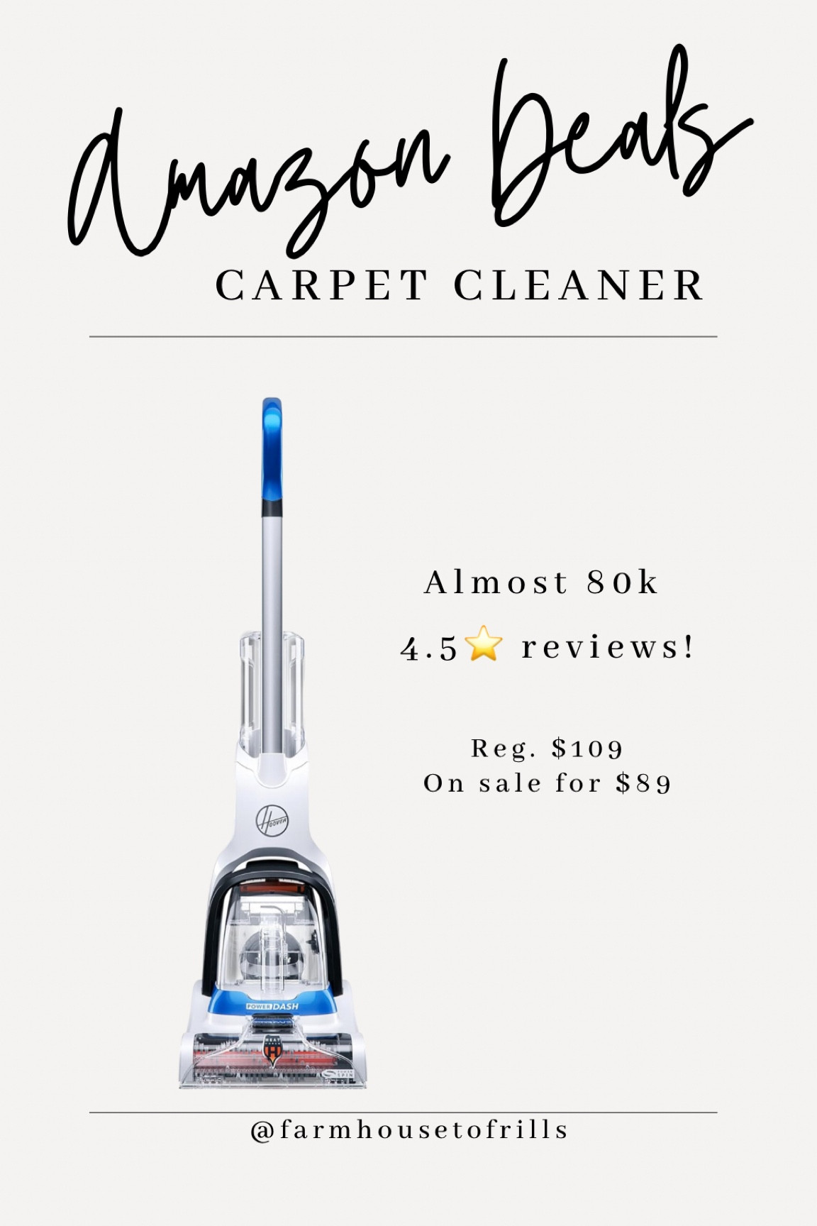 Amazing reviews on this carpet cleaner! #amazonprime #amazondeals #amazon #primeday

#LTKHome #LTKFindsUnder100 #LTKxPrimeDay