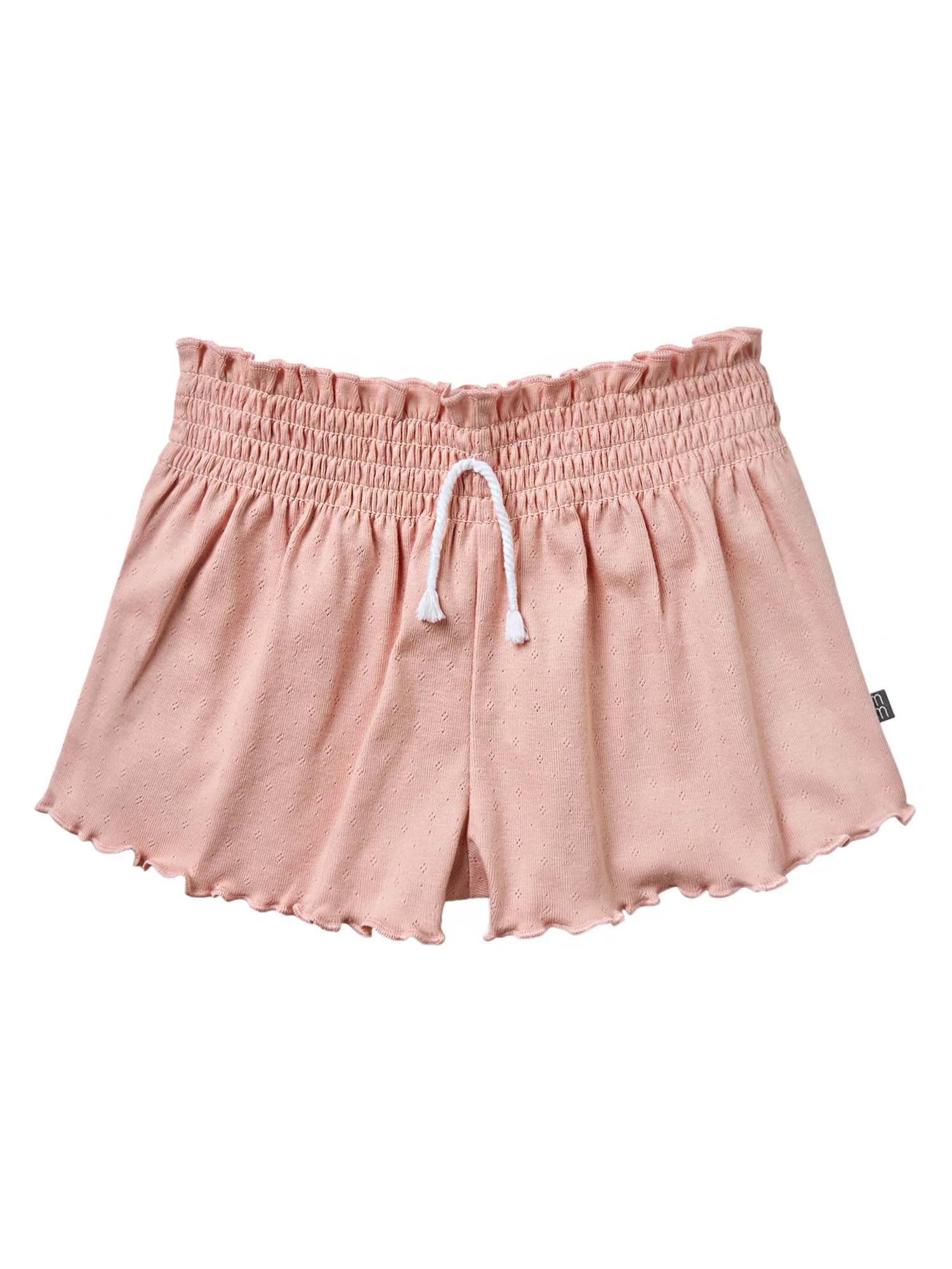 Modern Moments by Gerber Toddler Girl Organic Smocked Wide Leg Short, Sizes 12M-5T | Walmart (US)