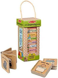 Melissa & Doug Children's Book - Natural Play Book Tower: Little Learning Books | Amazon (US)