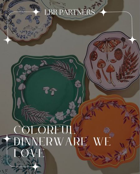 Discover our favorite colorful dinnerware sets to elevate your dining experience!🍽️